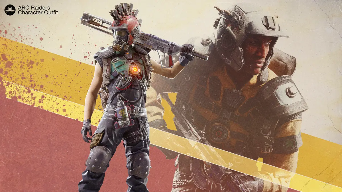 Official art of the Noxious Set character outfit in ARC Raiders