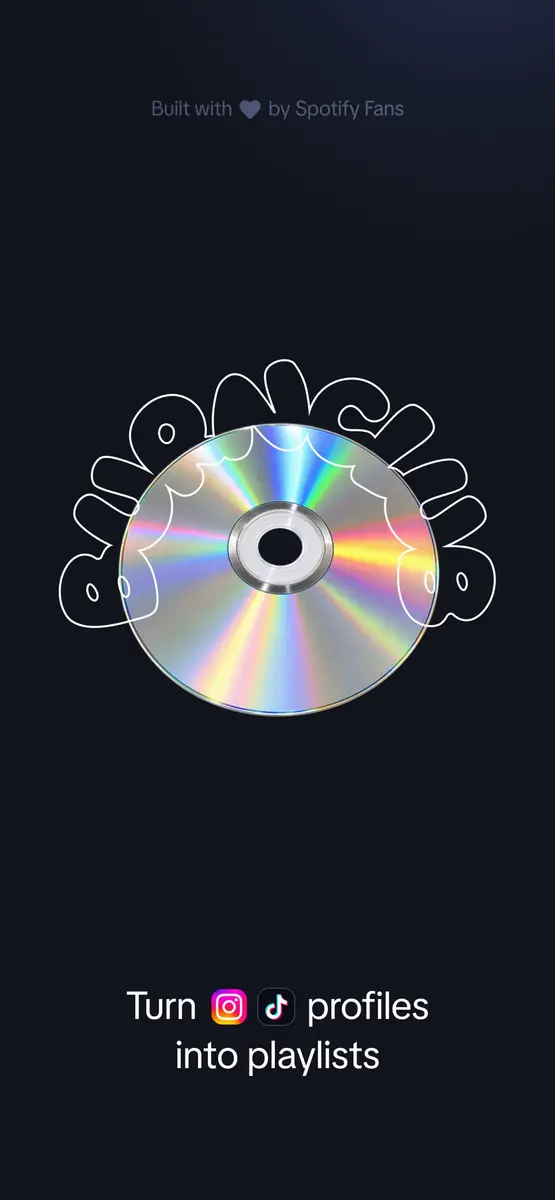 반짝이는 CD가 있는 BurnClub 화면
