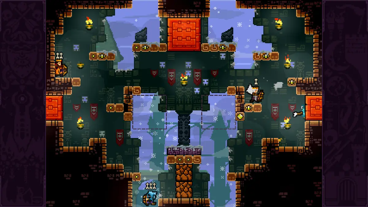Local multiplayer combat in TowerFall Ascension