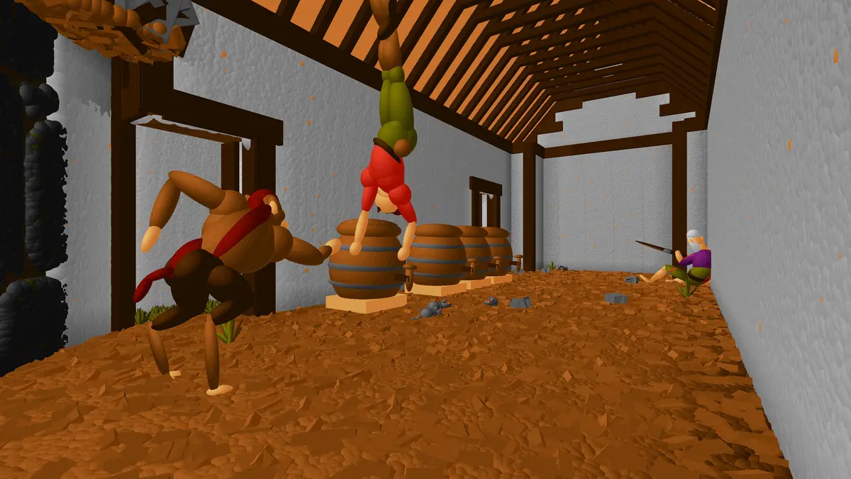 Capture d'écran de Ecstatica, tirée de sa page Steam