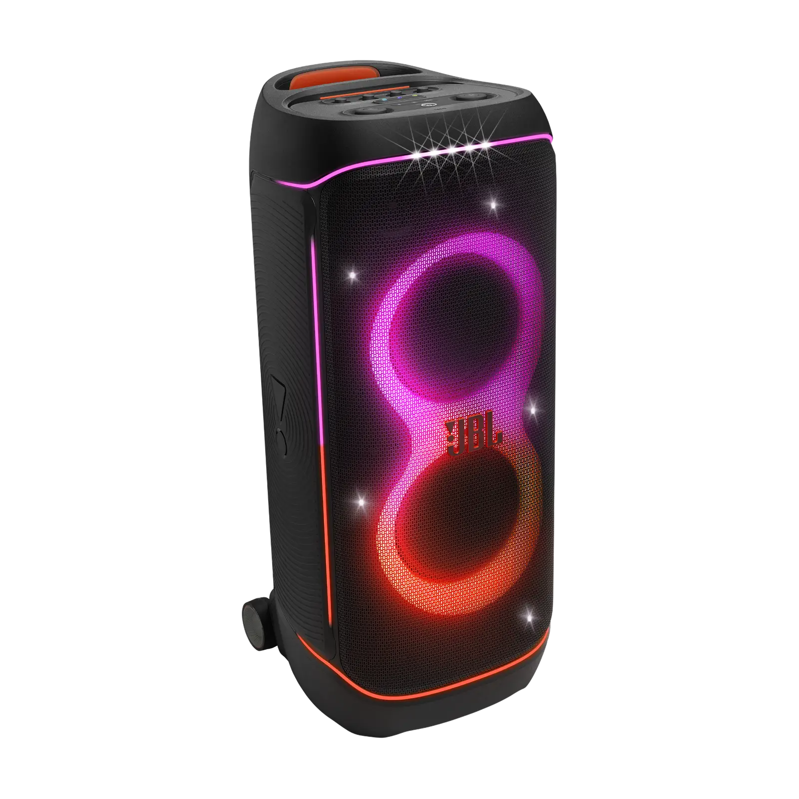 JBL PartyBox 720 party speaker with lights on its front panel