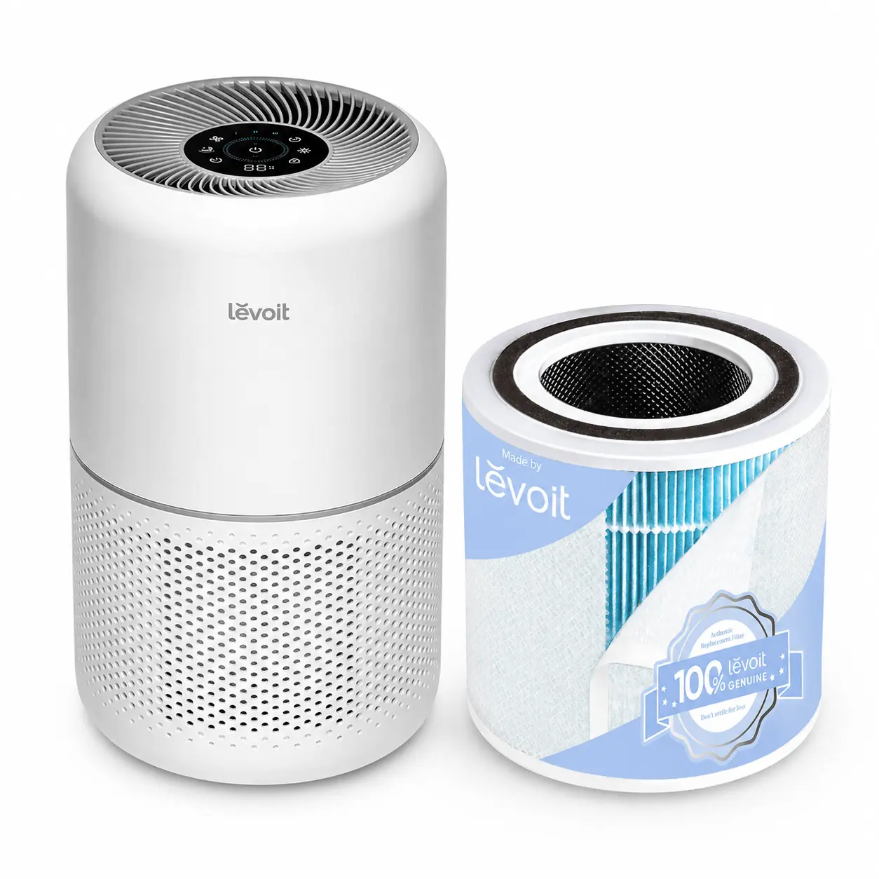 Levoit Core 300S-P 공기청정기와 연기 제거용 교체 필터