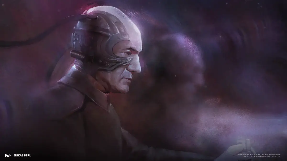 보그의 Locutus를 담은 MTG Arena 스타트렉 공식 키 아트