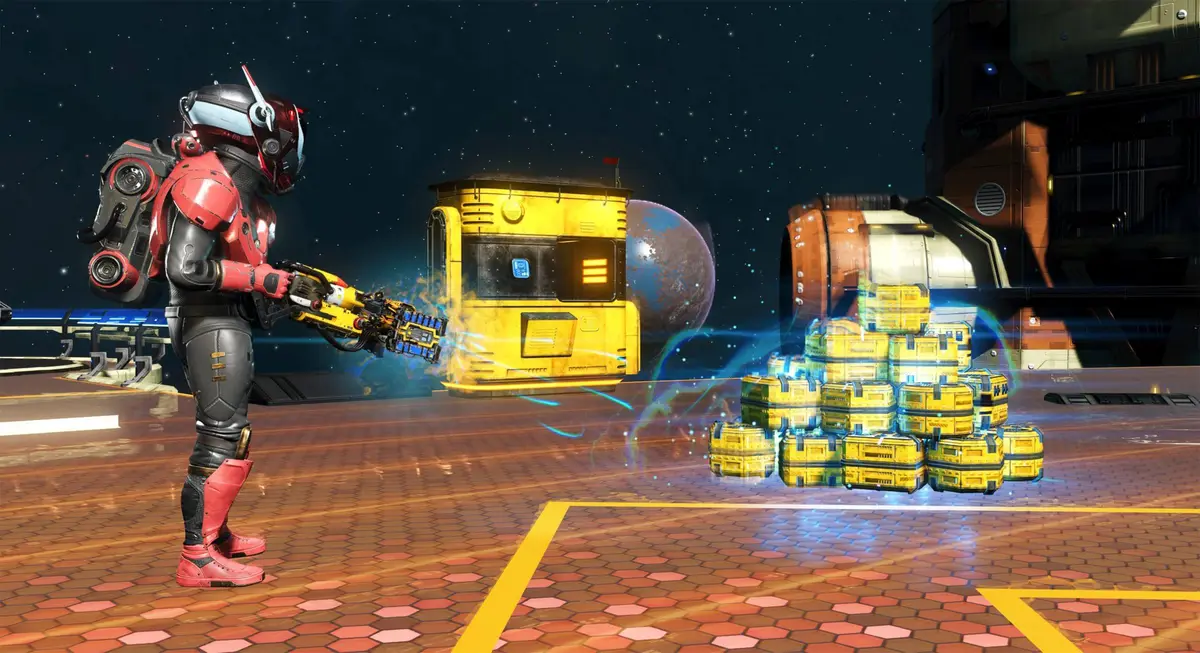 A space courier package delivery mission