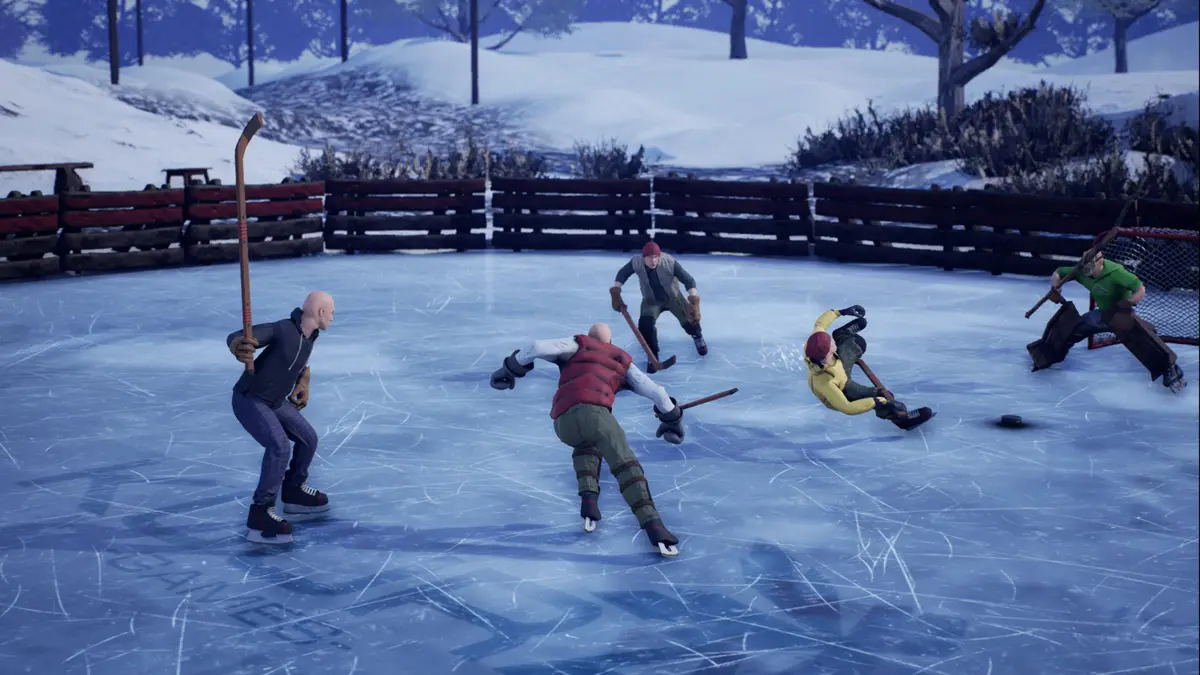 Ảnh chụp màn hình trò chơi từ trang Puckoff: Reloaded trên PlayStation Store