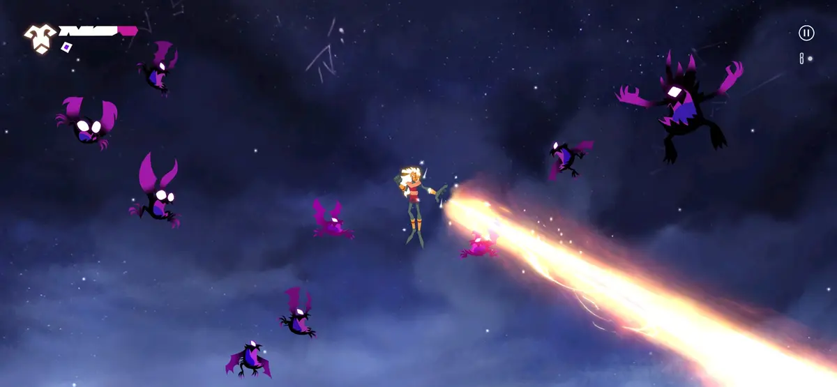 Gameplay screenshot of Towaga: Among Shadows from the App Store listing