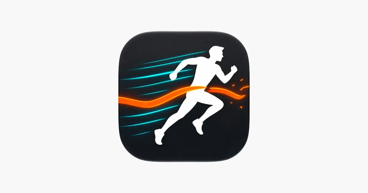 Ícono de la app Your PB Tracker con un corredor cruzando la meta